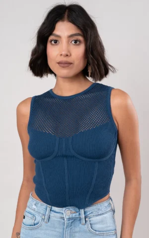 BLUSA CORTA DE PUNTO LGH FSW1049