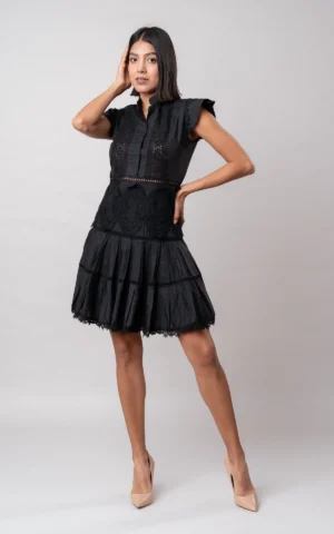 vestido tira bordada RW RW2555