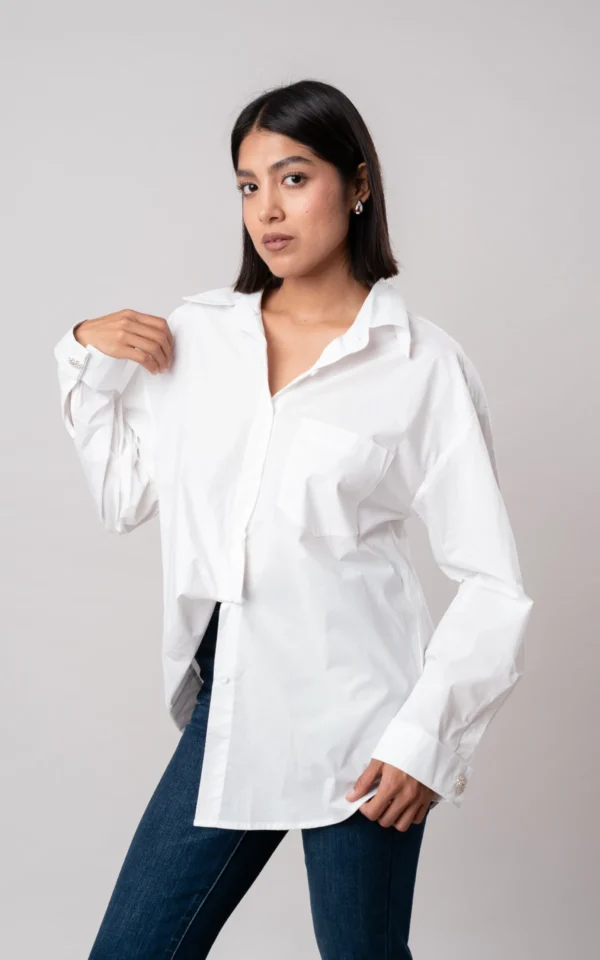 blusa blanca RW RW7847