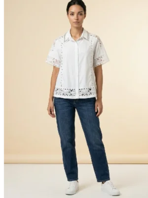 blusa tira bordad